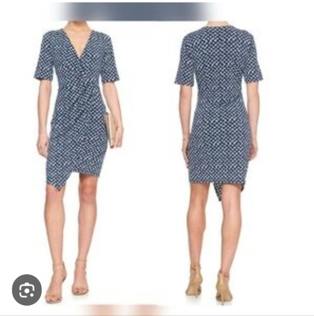 Banana Republic Petite Sheath Dress Silky Knit Stretch NWOT PSmall